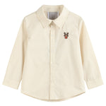 Sand Beige Reindeer Dress Shirt - Lil Cactus