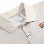 Sand Beige Tractor Polo Golf Shirt - Lil Cactus