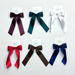 Satin Hair Bows with Long Tails - Lil Cactus