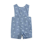 Shark Print Smocked JonJons - Lil Cactus