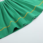 St. Patrick's Day Shamrock Green Smocked Bishop Dress - Lil Cactus