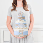 Teddy Bear Diaper Cake Collection - Blue - Lil Cactus