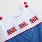 USA Flag Shortalls - Lil Cactus