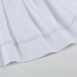 White and Blue Holy Smocked Bishop Dress - Lil Cactus