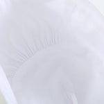 White Collared Button Romper with Bonnet - Lil Cactus