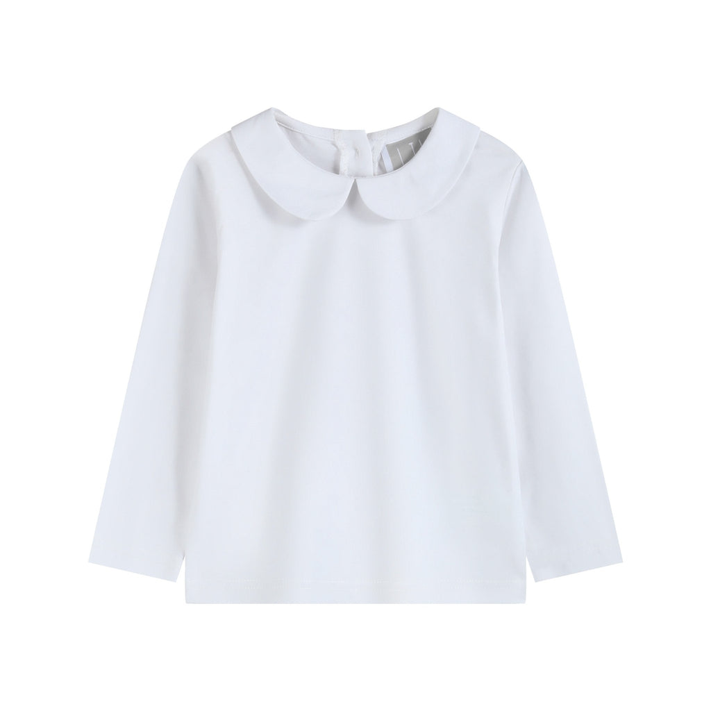 White Collared Shirt - Lil Cactus