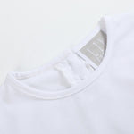 White Cotton Layering Girls Shirt - Lil Cactus