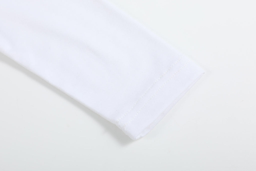 White Cotton Santa Collared Shirt - Lil Cactus