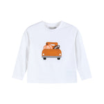 White Football Truck Shirt and Brown Pants Set - Lil Cactus