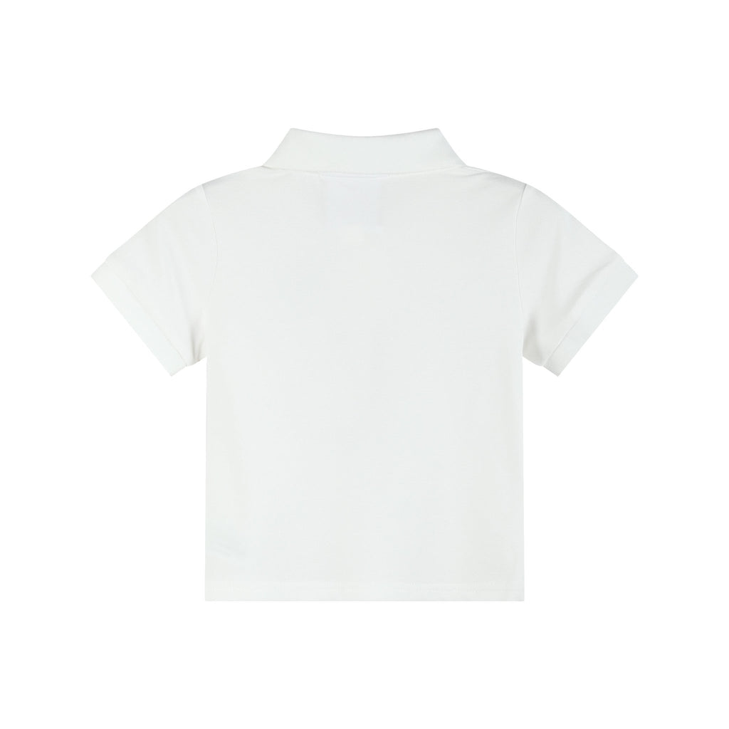 White Golf Tee Polo Shirt - Lil Cactus