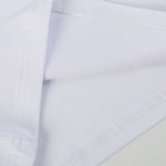 White Lace Collared Girls Short Bubble Sleeve Top - Lil Cactus