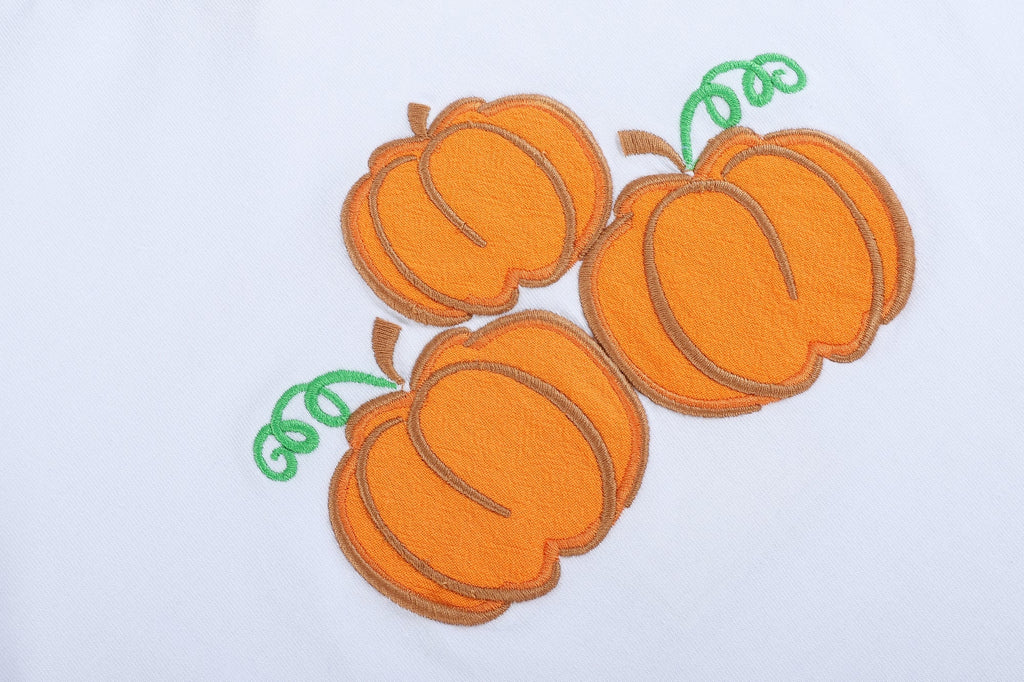 White Pumpkin Shirt and Blue Pants Set - Lil Cactus