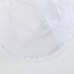 White Summer Baby Bonnet - Lil Cactus