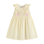 Yellow Petal Collared Smocked Dress - Lil Cactus