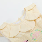 Yellow Petal Collared Smocked Dress - Lil Cactus