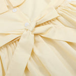 Yellow Petal Collared Smocked Dress - Lil Cactus