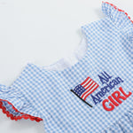 All American Girl' Blue Gingham Dress