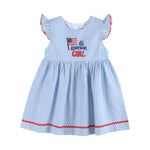 All American Girl' Blue Gingham Dress - Lil Cactus