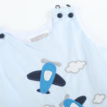 Blue Airplane Pockets Shortalls - Lil Cactus