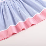 Blue and Pink Ocean Smocked Sundress - Lil Cactus