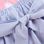 Blue and Pink Ocean Smocked Sundress - Lil Cactus