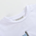 Blue Gingham Golf Hole Shirt and Boy Shorts Set - Lil Cactus