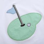 Blue Gingham Golf Hole Shirt and Boy Shorts Set - Lil Cactus