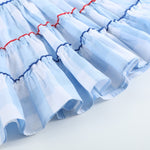 Blue Gingham Layered Sundress - Lil Cactus