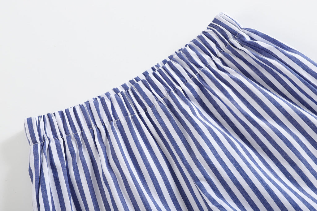 Blue Whale Smocked T-Shirt and Shorts 2pc. Set - Lil Cactus