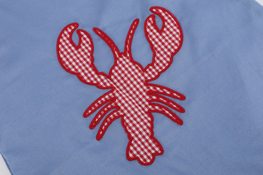 Denim Look Crawfish Romper - Lil Cactus