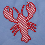 Denim Look Crawfish Romper - Lil Cactus