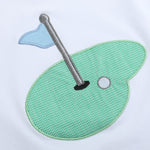 Girls Light Blue Gingham Golf Tee and Shorts 2pc Set - Lil Cactus