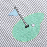 Gray Gingham Golf Shortalls - Lil Cactus