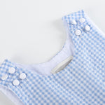 Light Blue Gingham Jon Jons - Lil Cactus