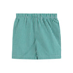 Pickleball T-Shirt and Green Gingham Shorts Set - Lil Cactus