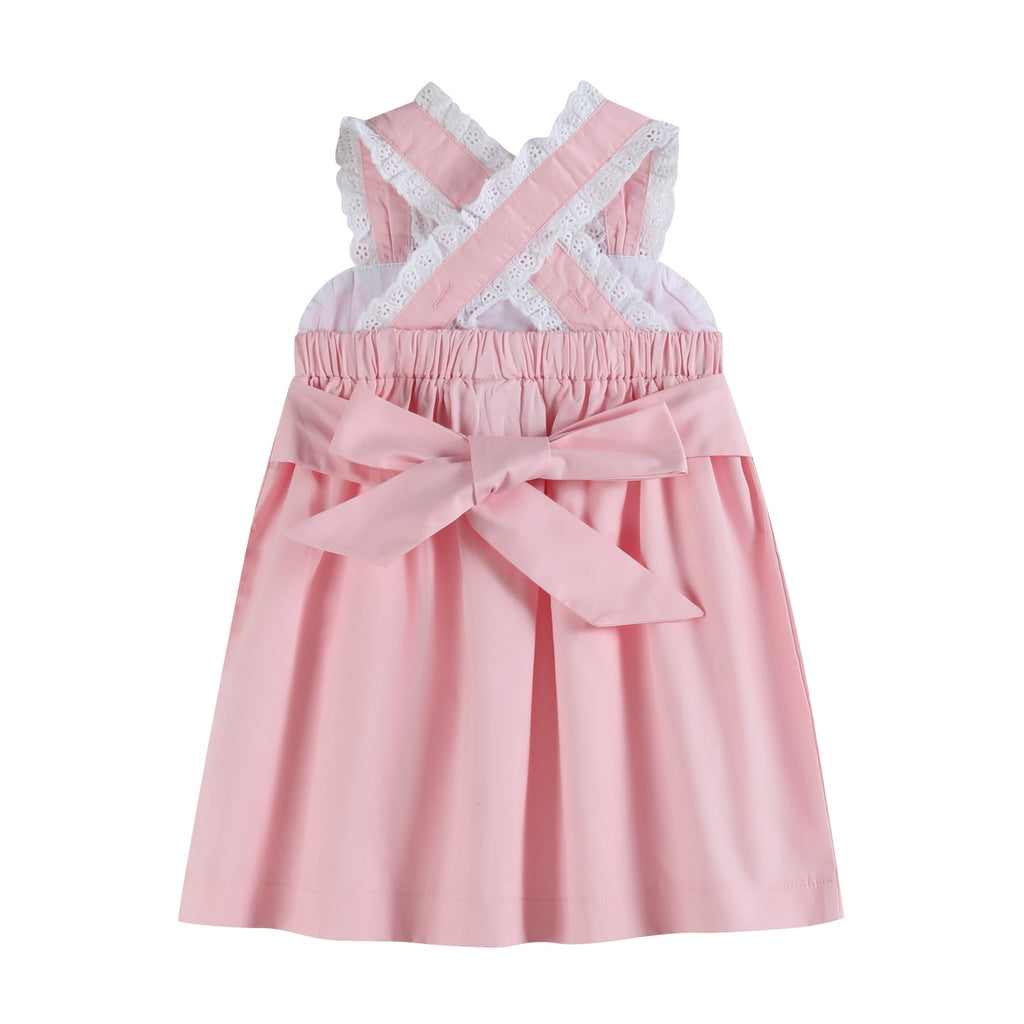 Pink and Lace Piggy Dress - Lil Cactus