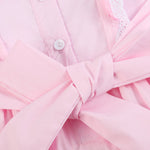 Pink Bunny Ruffle Shoulder Dress - Lil Cactus