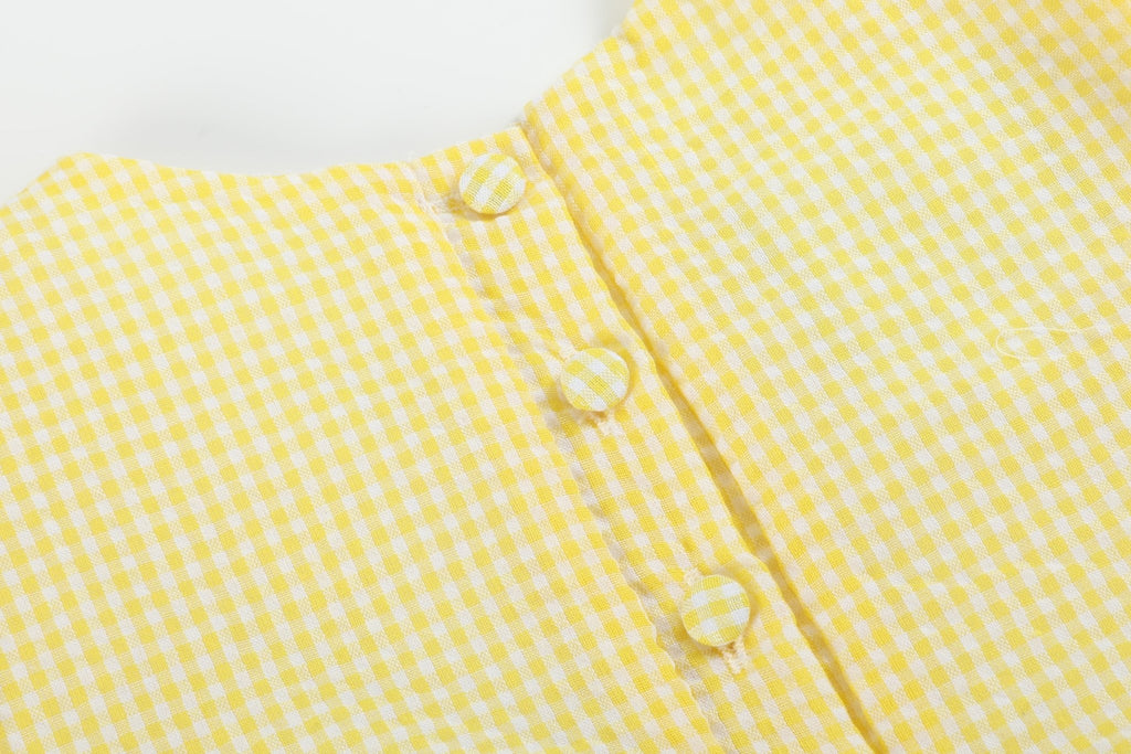 Yellow Lemon Dress and Panty Cover Set - Lil Cactus